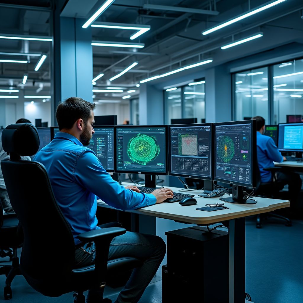Área de diagnóstico computarizado
