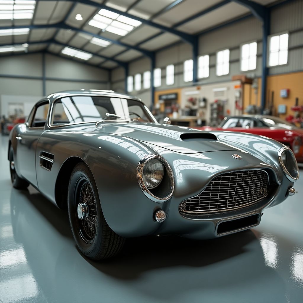 Restauración de automóvil de lujo